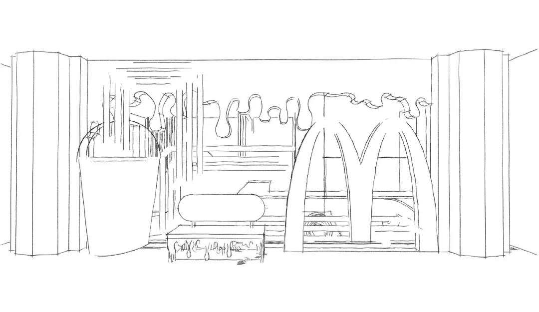 INdesign x McDonald’s 丨充满美式摩登美学的麦当劳甜品站