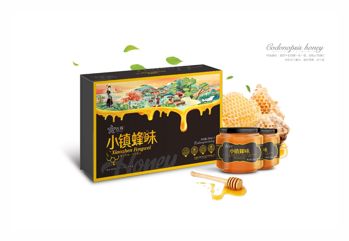 达玛蜂蜜包装设计