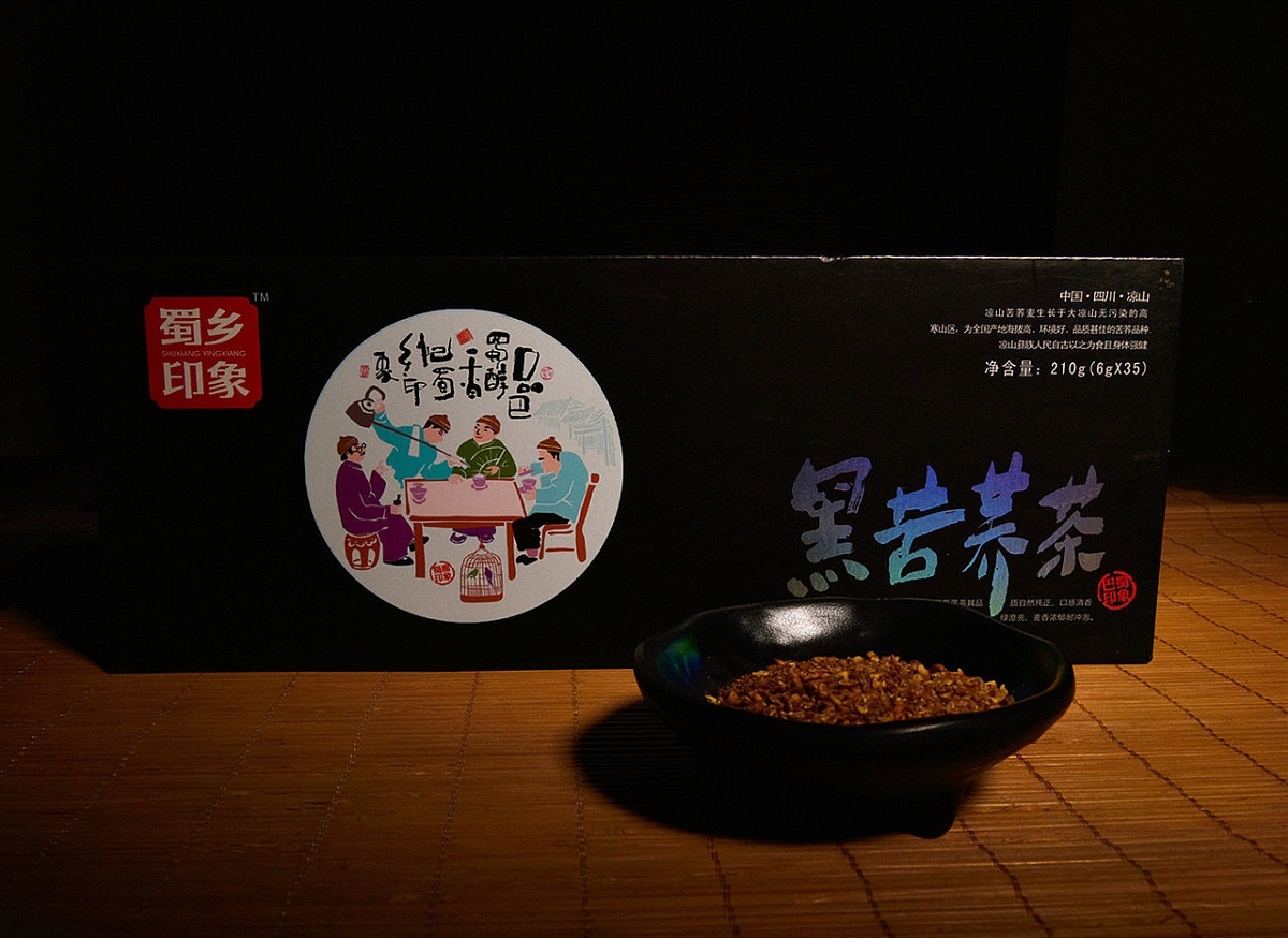 火麒麟作品 丨苦荞茶包装设计