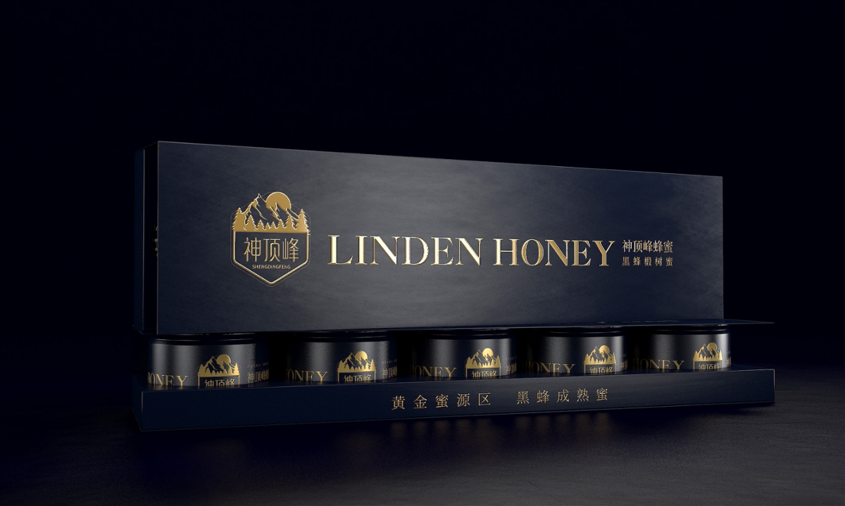 神顶峰蜂蜜—徐桂亮品牌设计