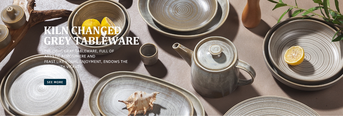 创意艺术窑变陶瓷餐具拍摄设计