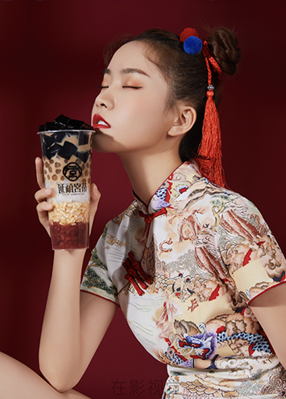人像海报|产品摄影|品牌奶茶宣传海报照拍摄