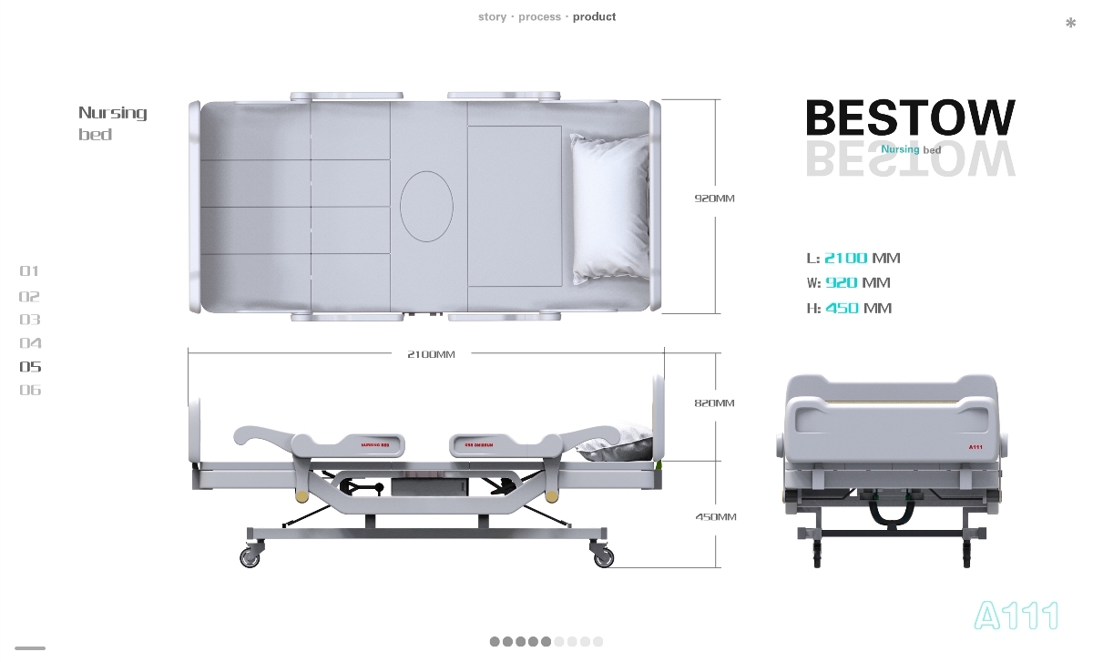 BESTOW 护理床设计|产品设计|LI.C