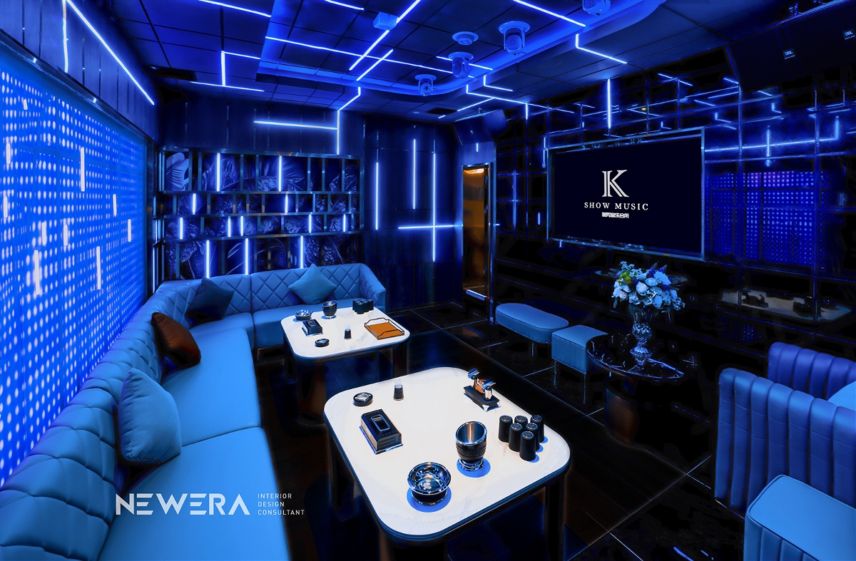 新冶新作｜解决性设计：自带流量吸引 力的“蓝色星际”，k .show咖秀音乐会所