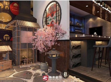 打造滨州临沂原汁原味的日式居酒屋料理餐厅装修设计