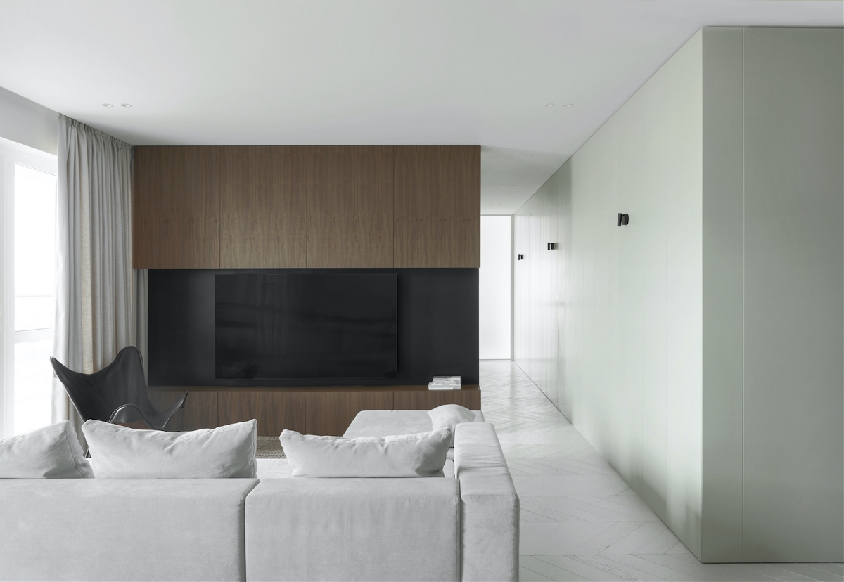 NEEN DESIGN：极简风85²公寓呈现自然性和相互之间的微妙关系