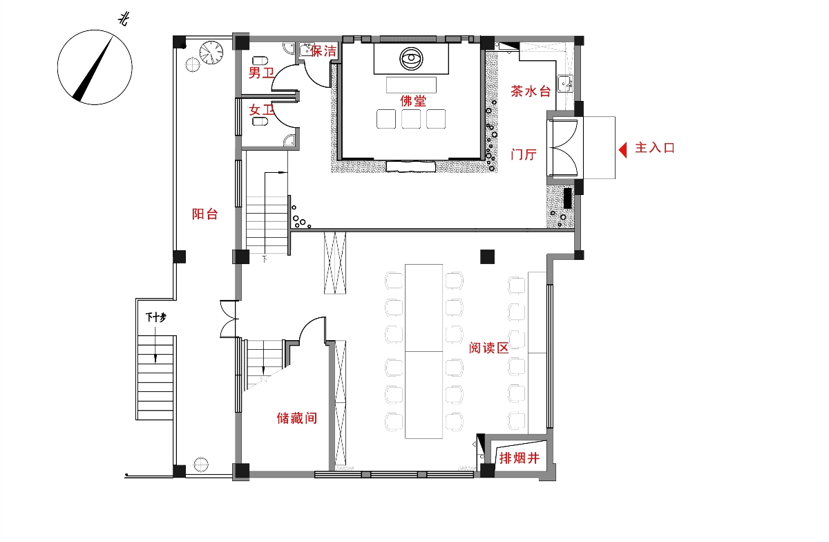 質(zhì)樸輝煌-浙江安吉靈峰講堂設(shè)計(jì)