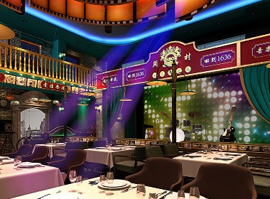 东营做主题音乐餐厅饭店的餐饮装修公司