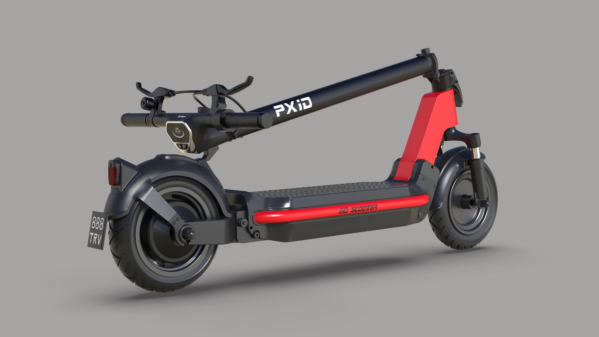 PXID工业设计-P3电动滑板车设计