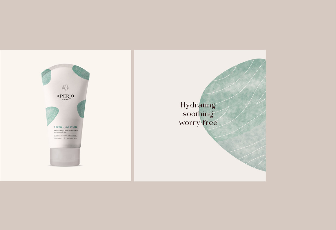 美容保湿天然护肤品品牌设计