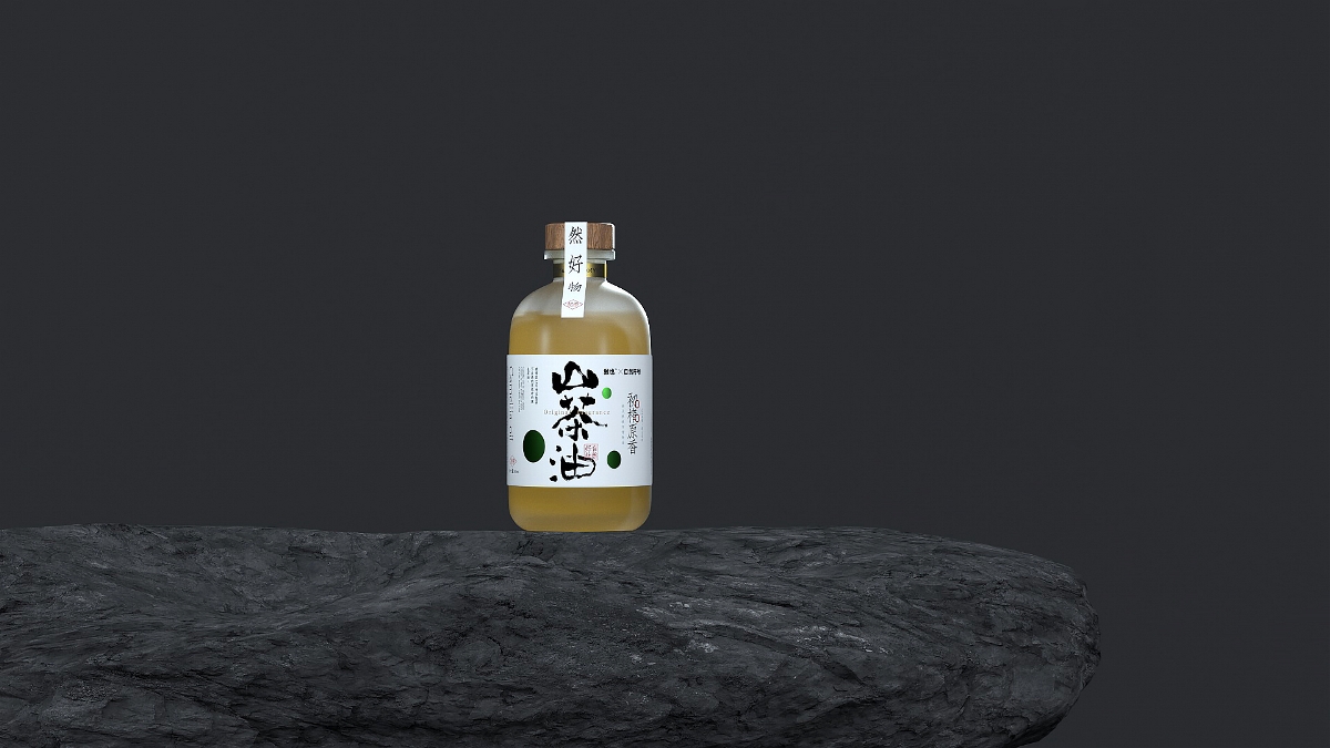 《猴也》山茶油包装设计 X 自然符号设计