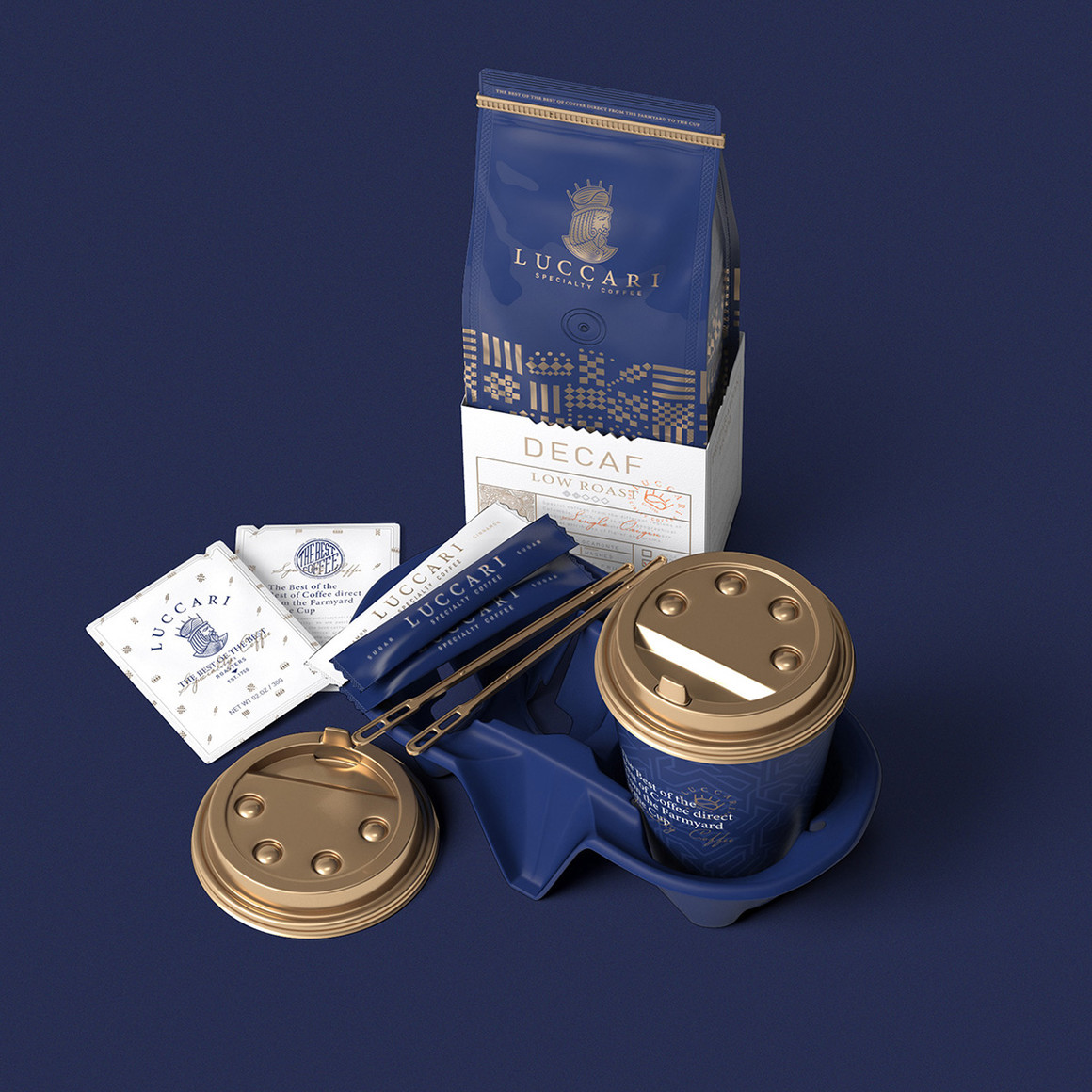 皇室咖啡特色标识品牌视觉设计