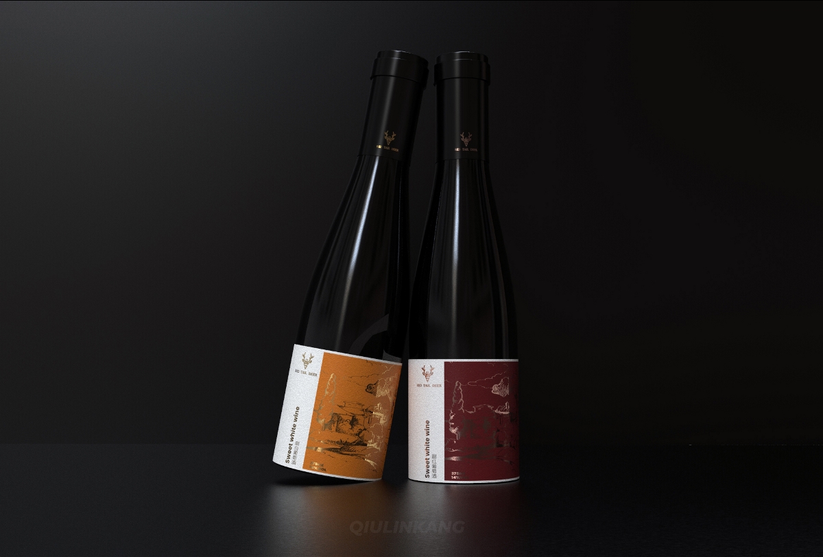 DED TAIL DEER丨甜葡萄酒包装设计 
