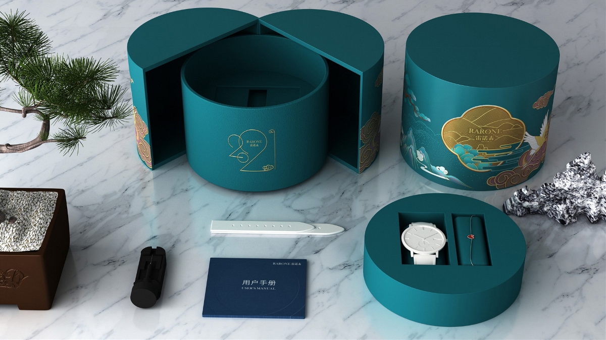手表礼盒包装设计 雷诺表礼盒包装设计 礼盒包装设计公司