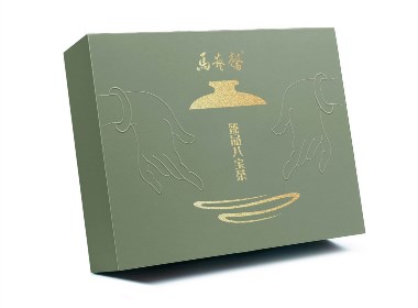 臻选八宝茶礼盒包装设计