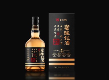 蜜酿红酒包装设计