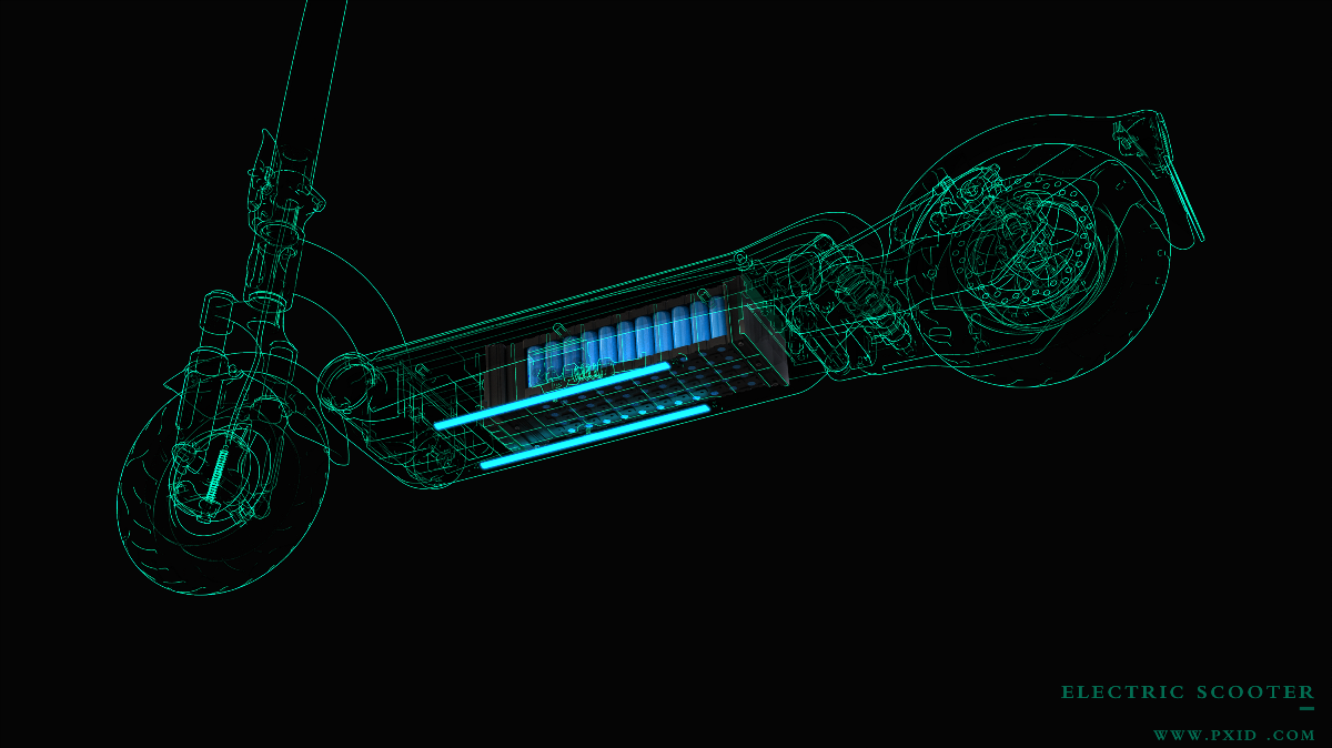 ABMS电动滑板车 – PXID工业设计