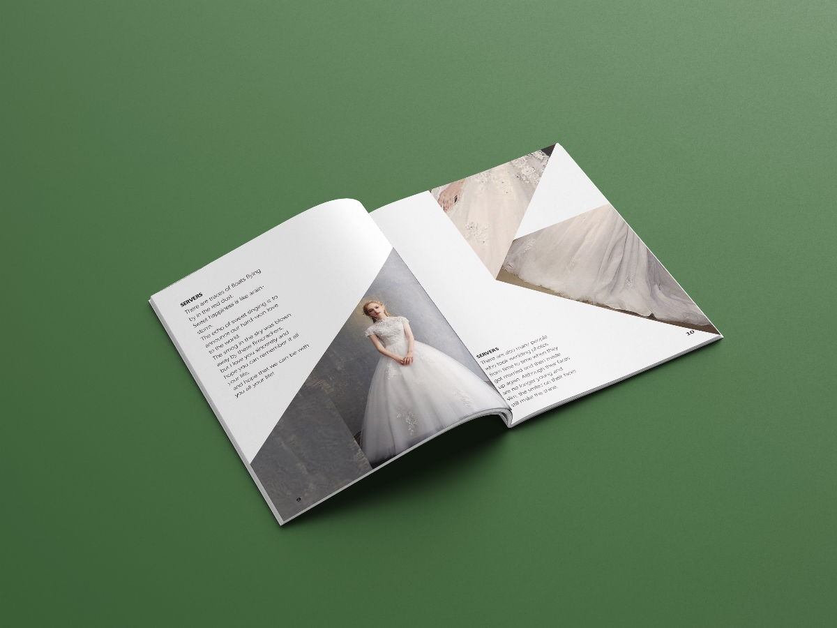 婚纱摄影行业画册版式设计