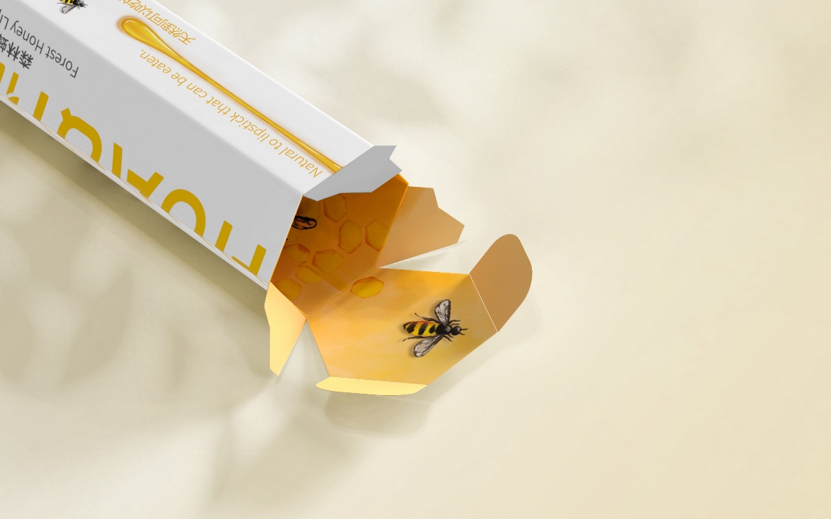 花憩-蜂蜜唇膏包装设计