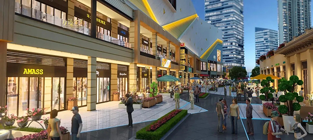 听说揭阳万达广场购物中心快开业了，看看设计效果图怎么样？