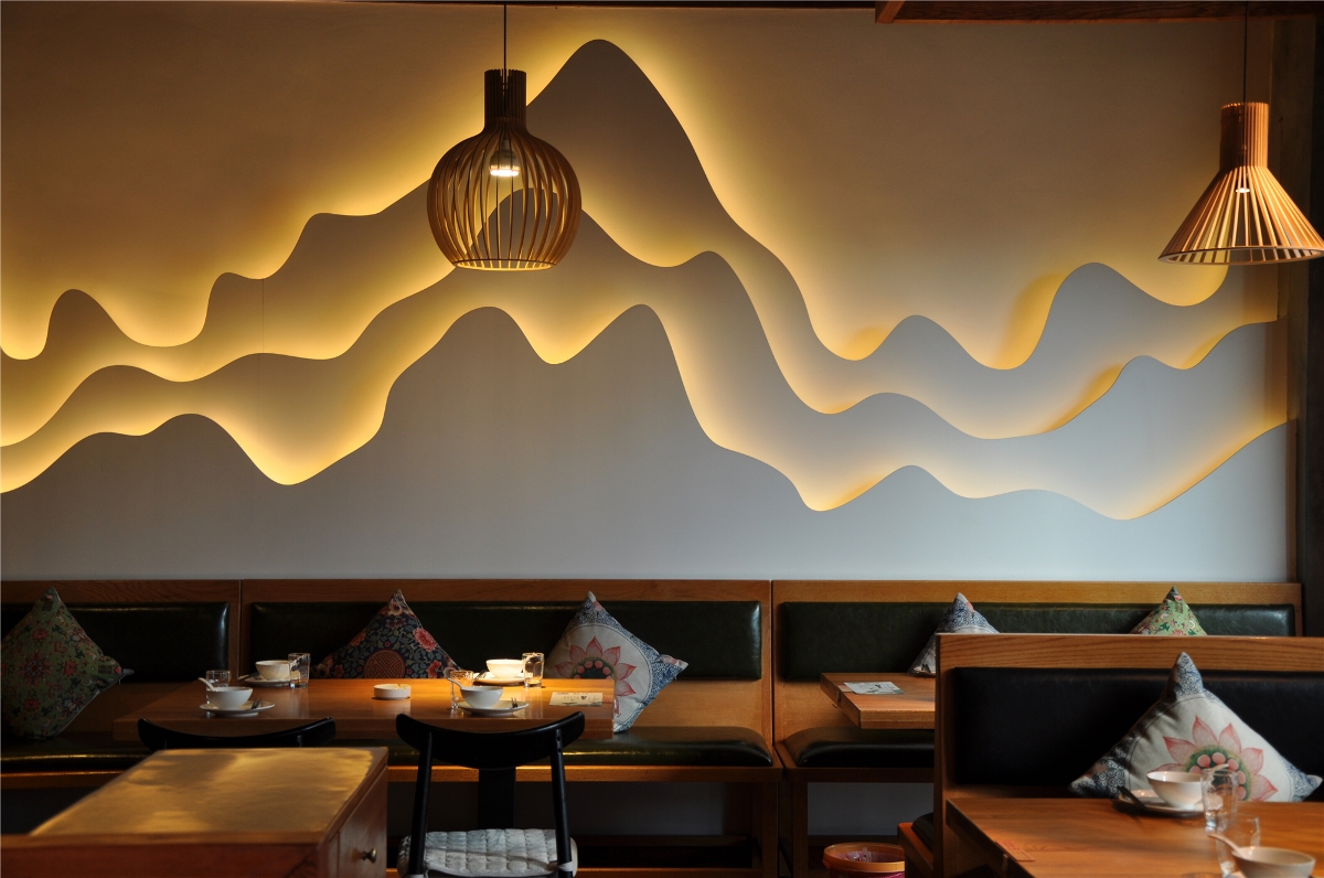 杭州品尚设计︱紫荷花主题餐厅设计