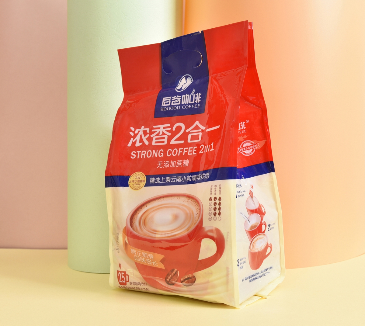 浓香2合1×咖啡包装设计×袋装咖啡