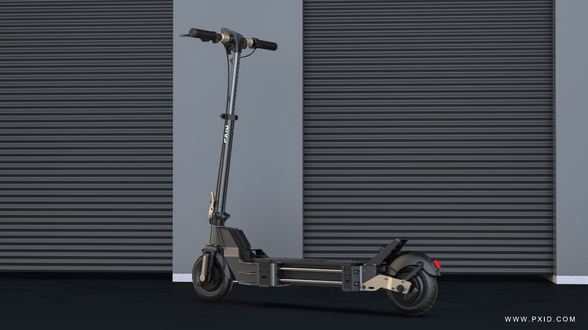 H1电动滑板车设计-PXID工业设计
