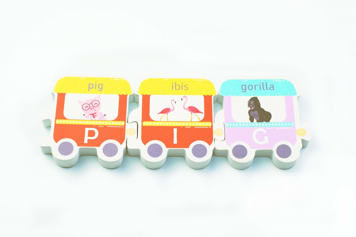 字母玩具小火车