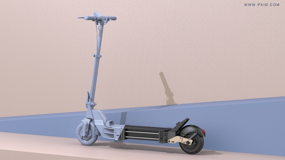 H1电动滑板车设计-PXID工业设计