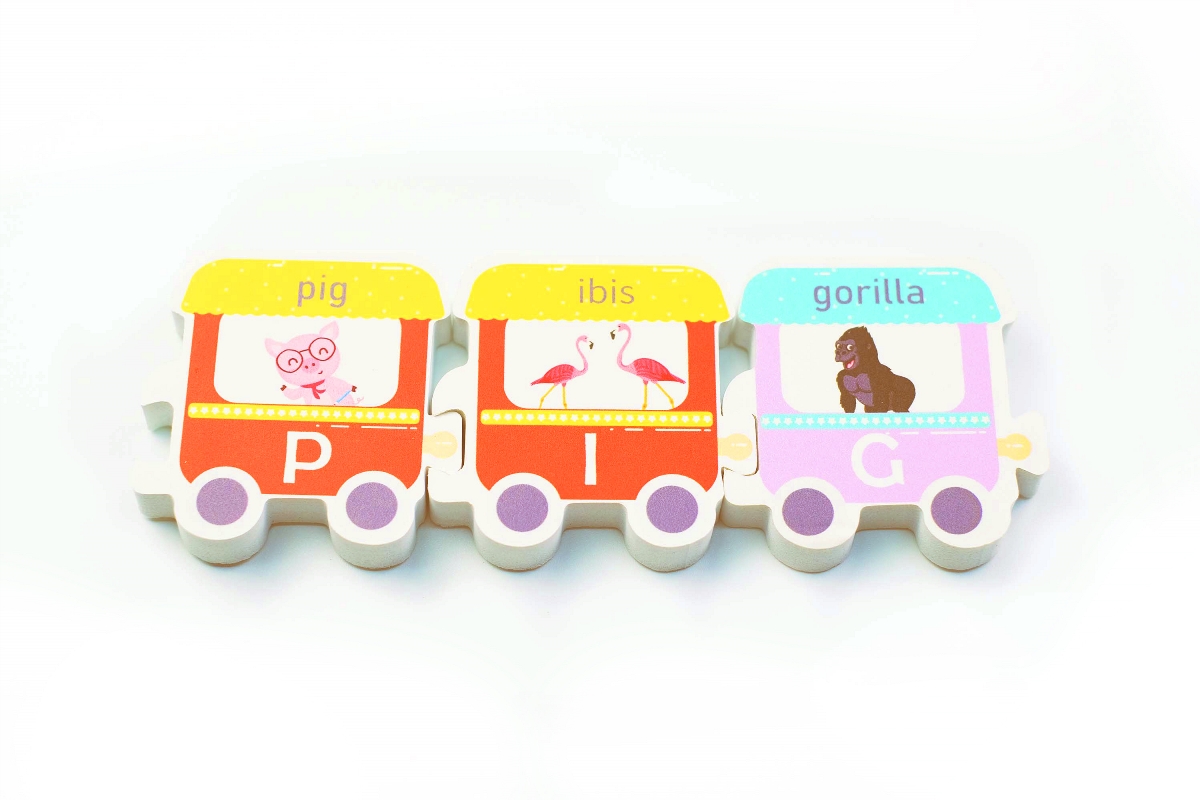 字母玩具小火车
