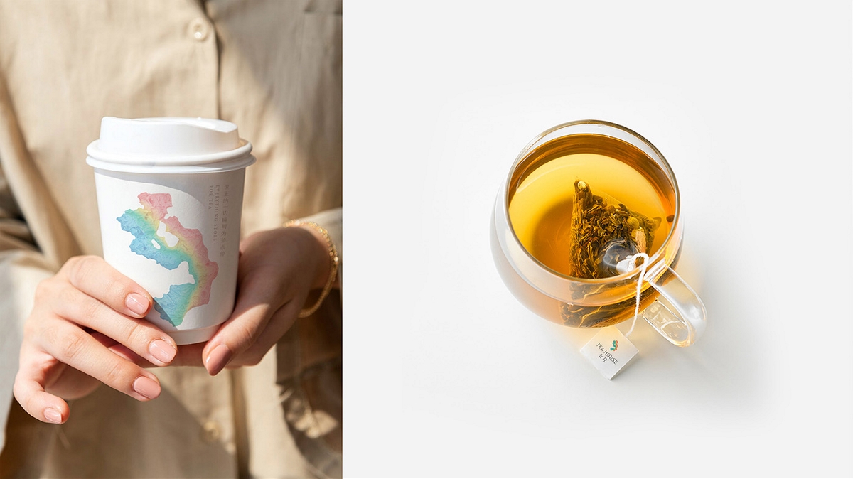 云几TEA HOUSE新茶饮品牌视觉形象设计