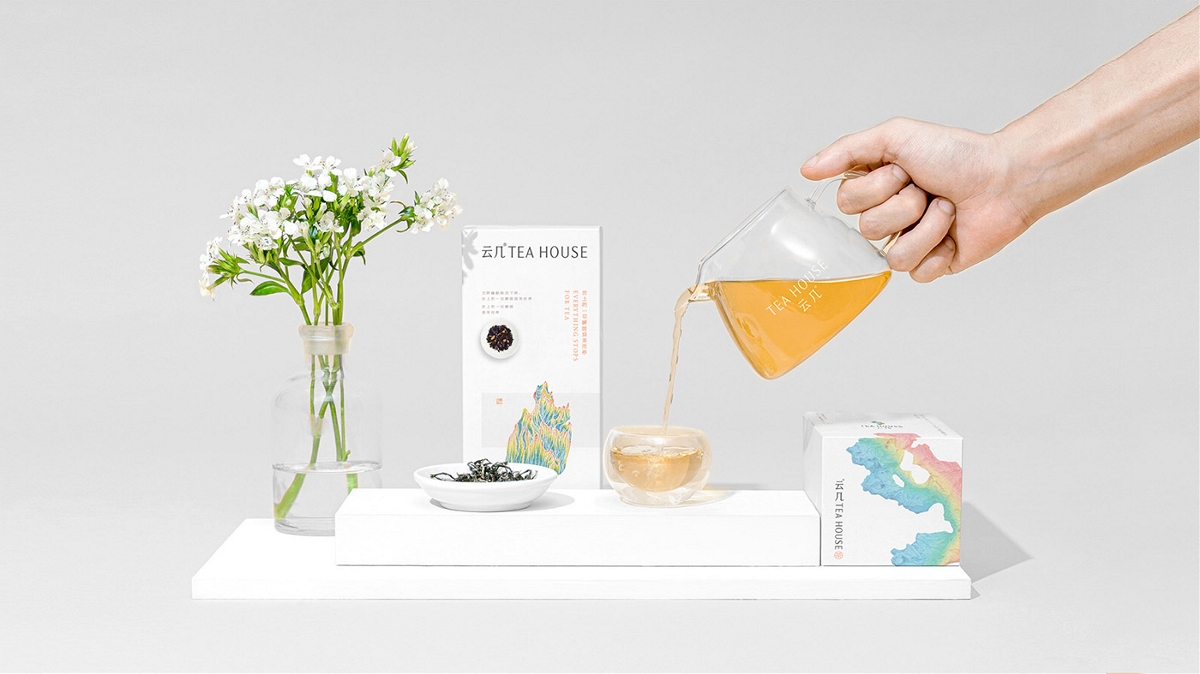 云几TEA HOUSE新茶饮品牌视觉形象设计