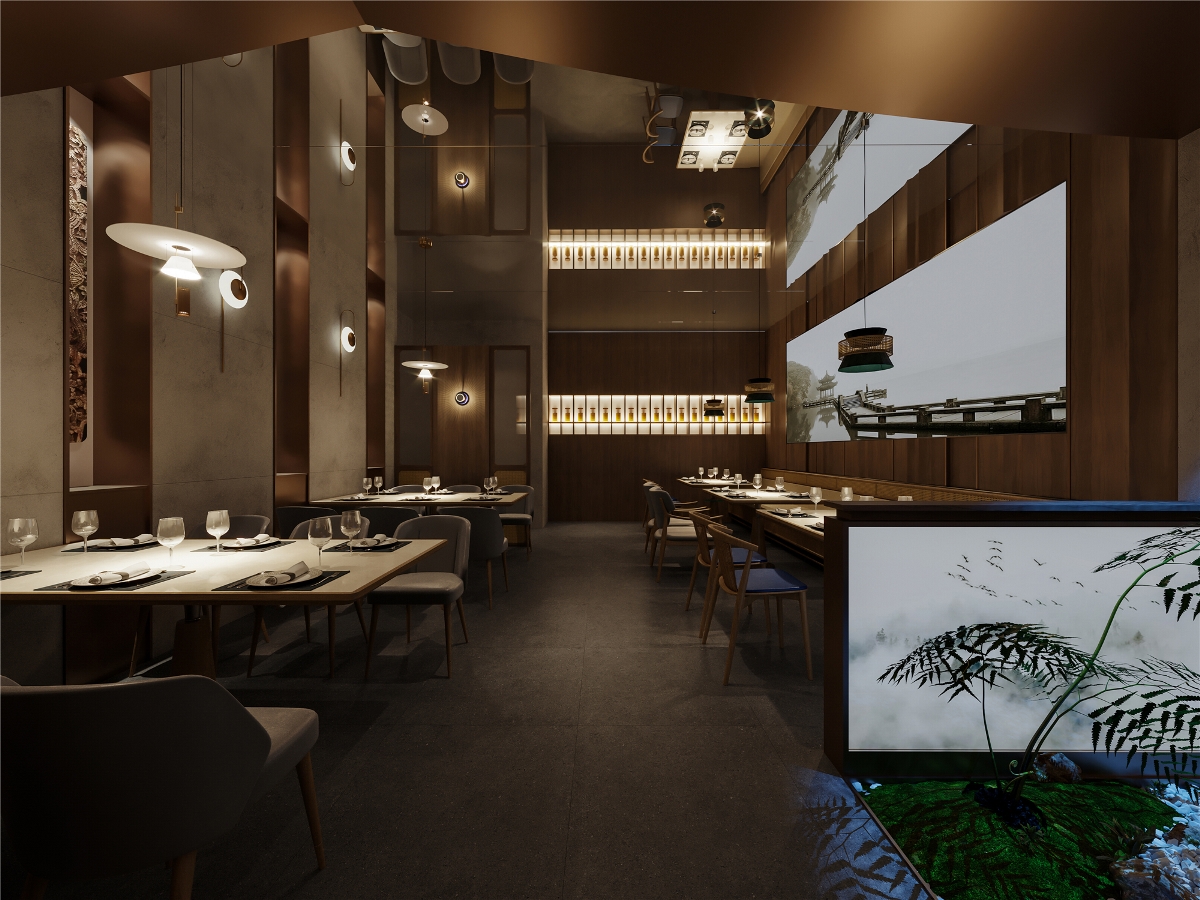 韵味·满珑桂雨餐厅设计