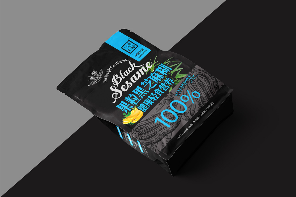 果粒+黑芝麻糊包装设计—健康轻食营养代餐系列