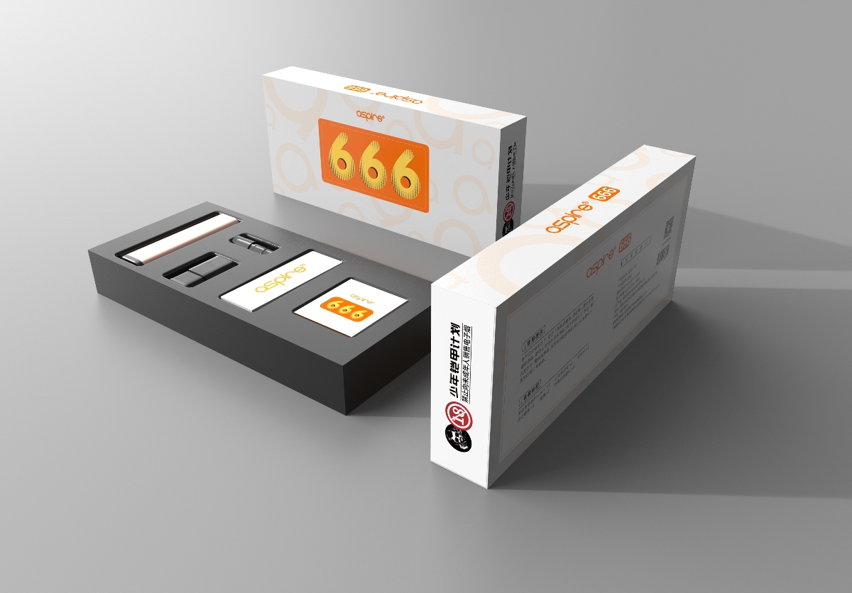 666 系列电子烟 包装设计