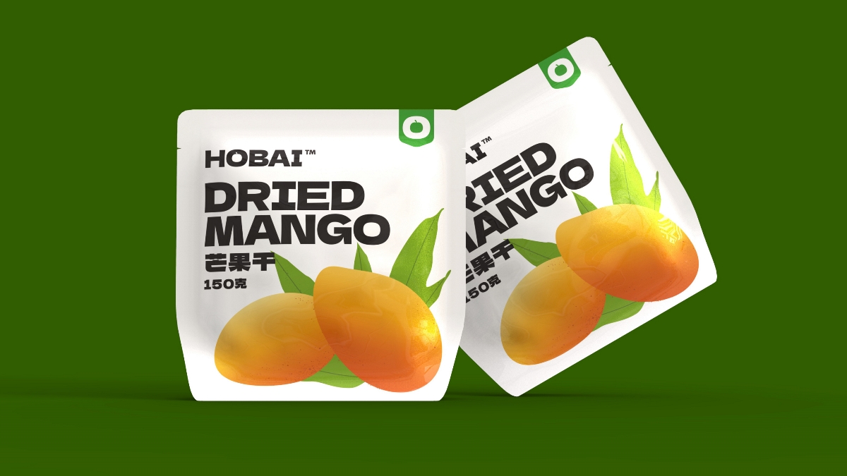 HOBAI™水果果干包装设计