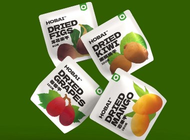 HOBAI™水果果干包装设计