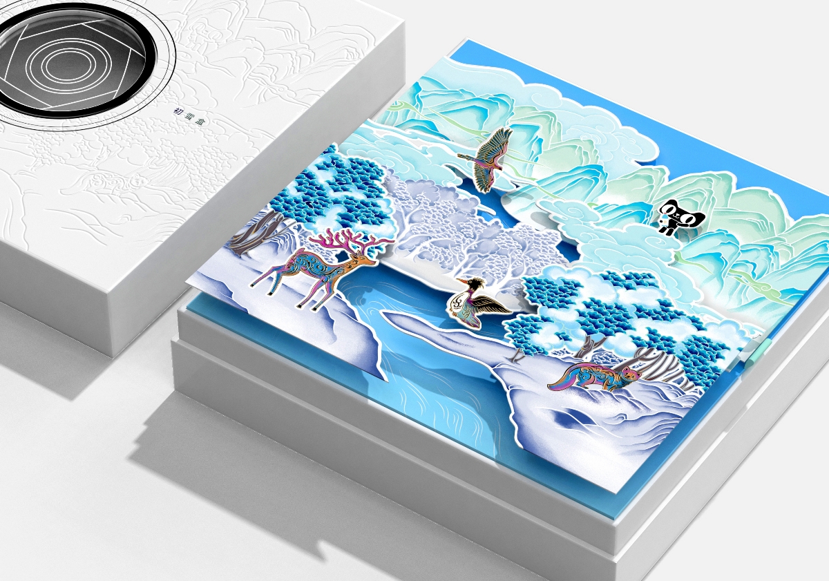 农夫山泉×天猫-长白雪初雪盒包装设计 