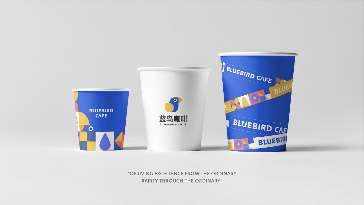 Bluebird Cafe 蓝鸟咖啡·品牌设计