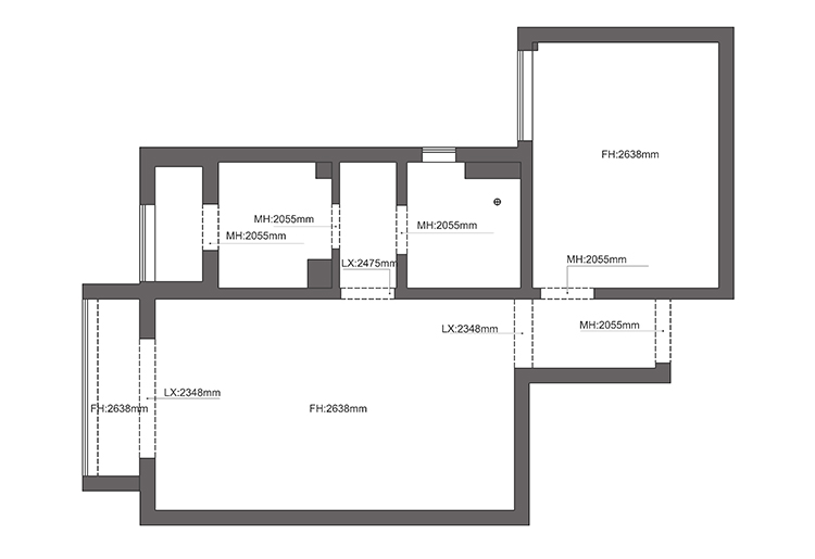 「久栖设计」47㎡小户型还能拥有大客厅，享受空间翻倍的居住体验