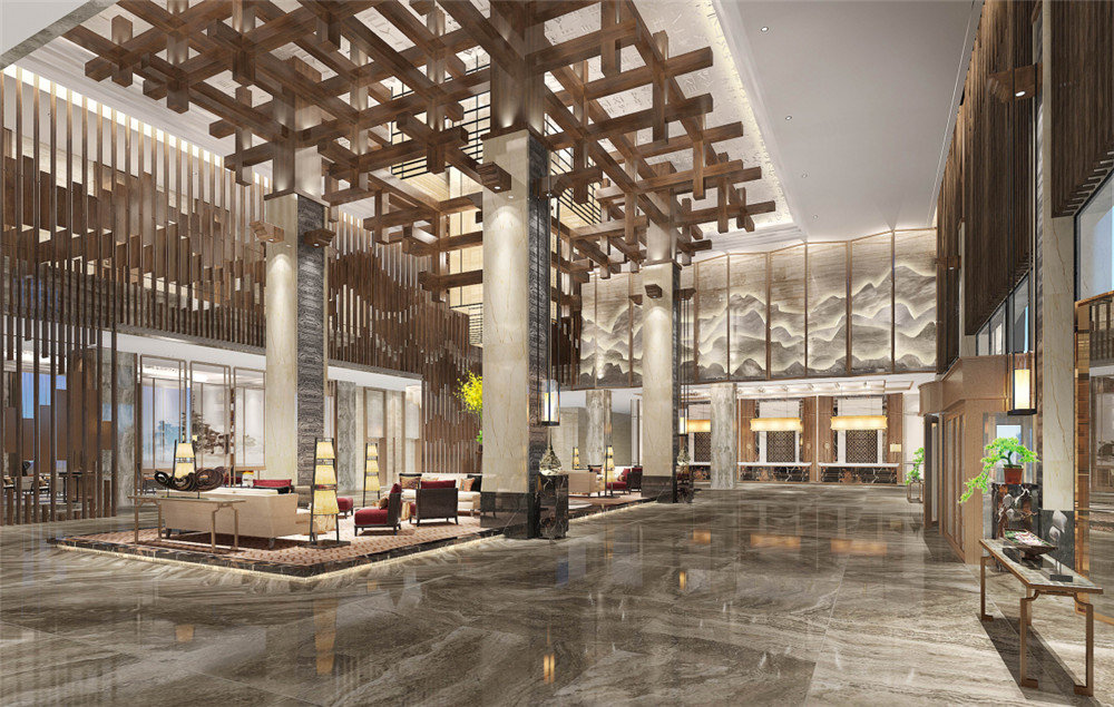 郑州酒店设计公司华阳国际饭店星级酒店装修案例