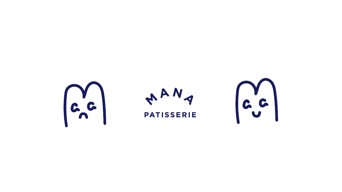 加拿大面包糕点品牌 Mana Patisserie品牌标志设计