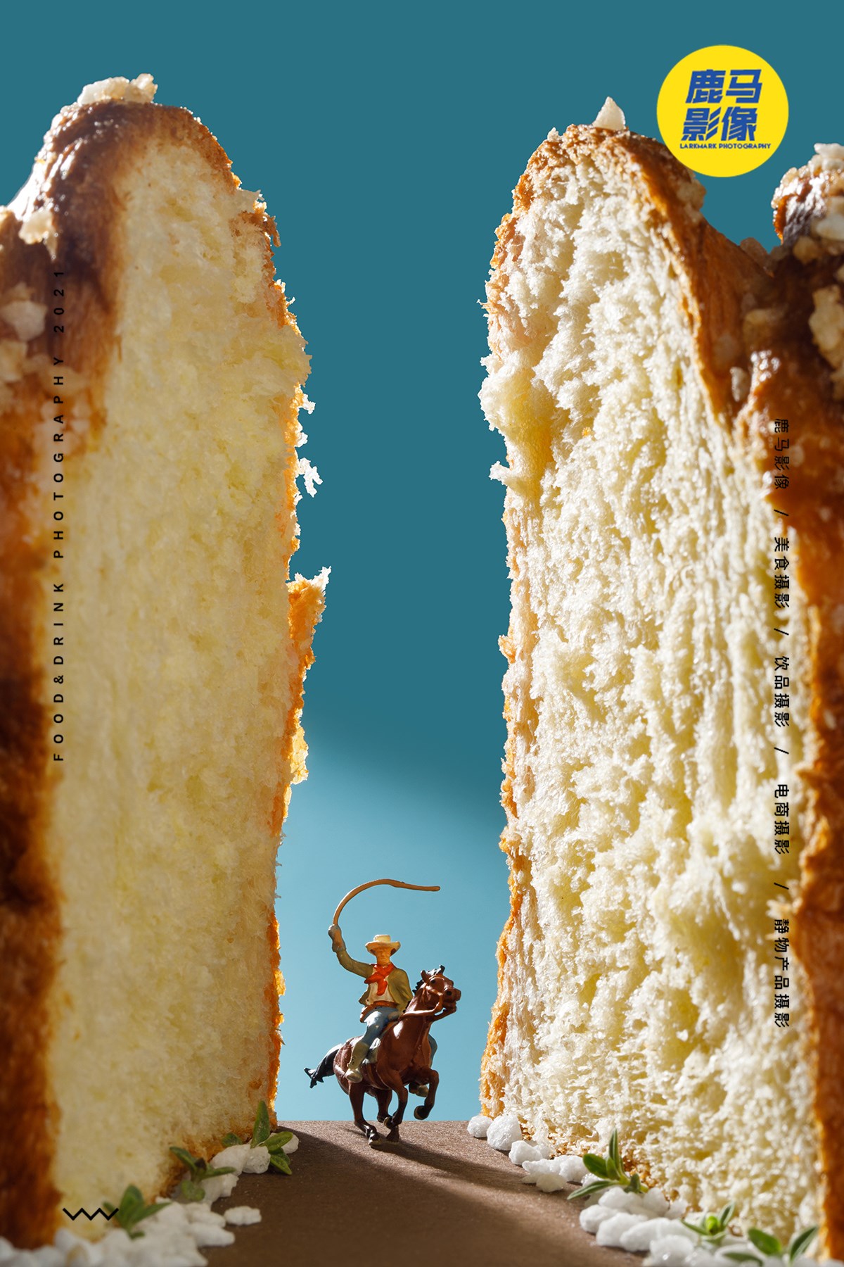 GC面包✖️鹿马影像 创意微缩小人国摄影 