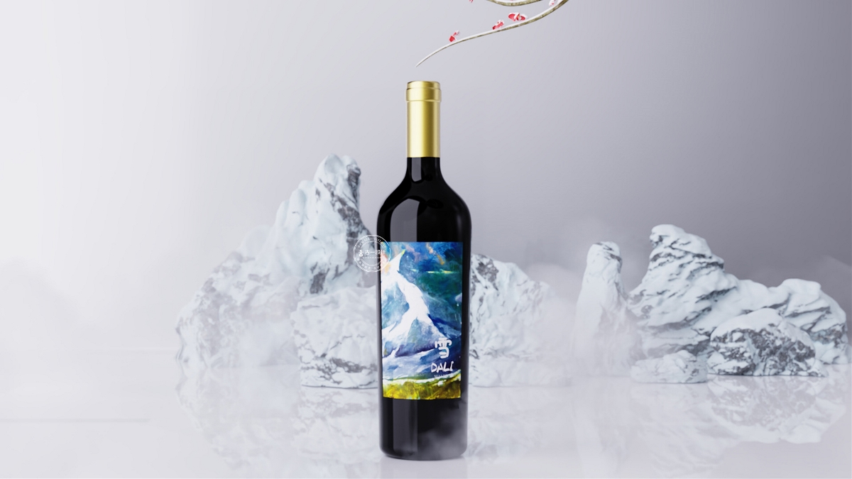 【下关风吹上关花 / 洱海月照苍山雪】 风花雪月红酒包装设计