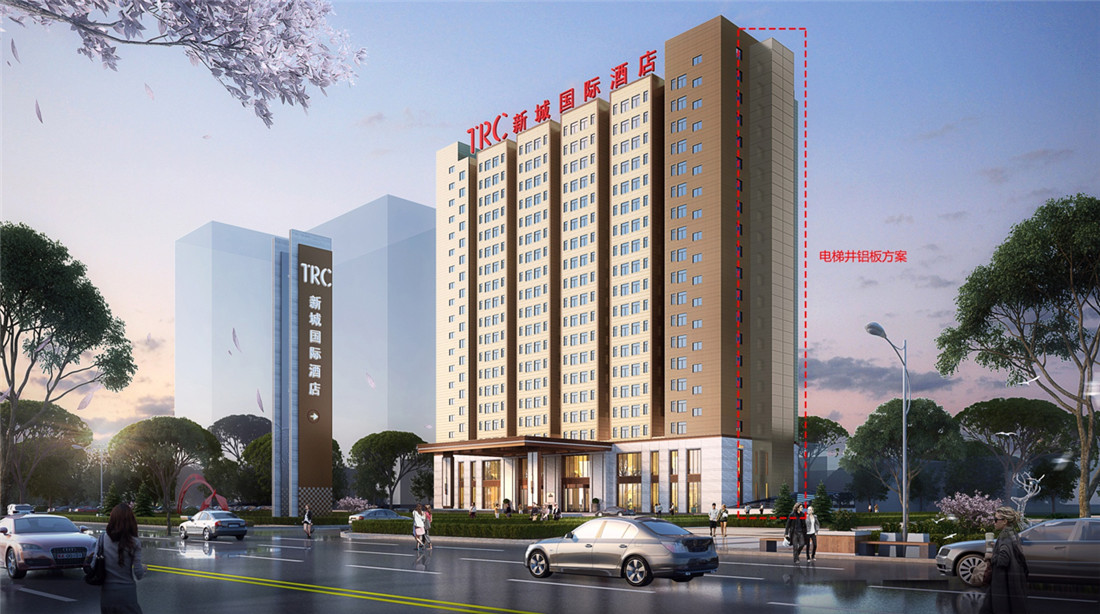 新乡商务酒店设计公司驼人集团新城国际酒店装修案例