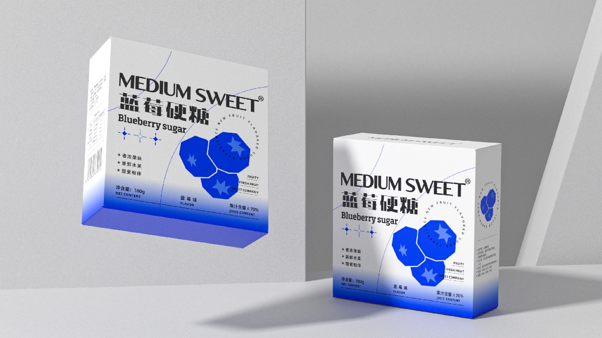 后钟 X MEDIUM SWEET硬糖包装设计