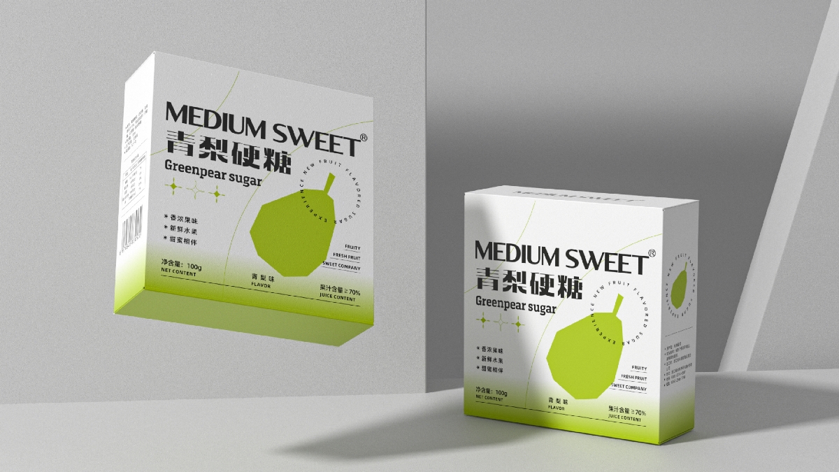 后钟 X MEDIUM SWEET硬糖包装设计