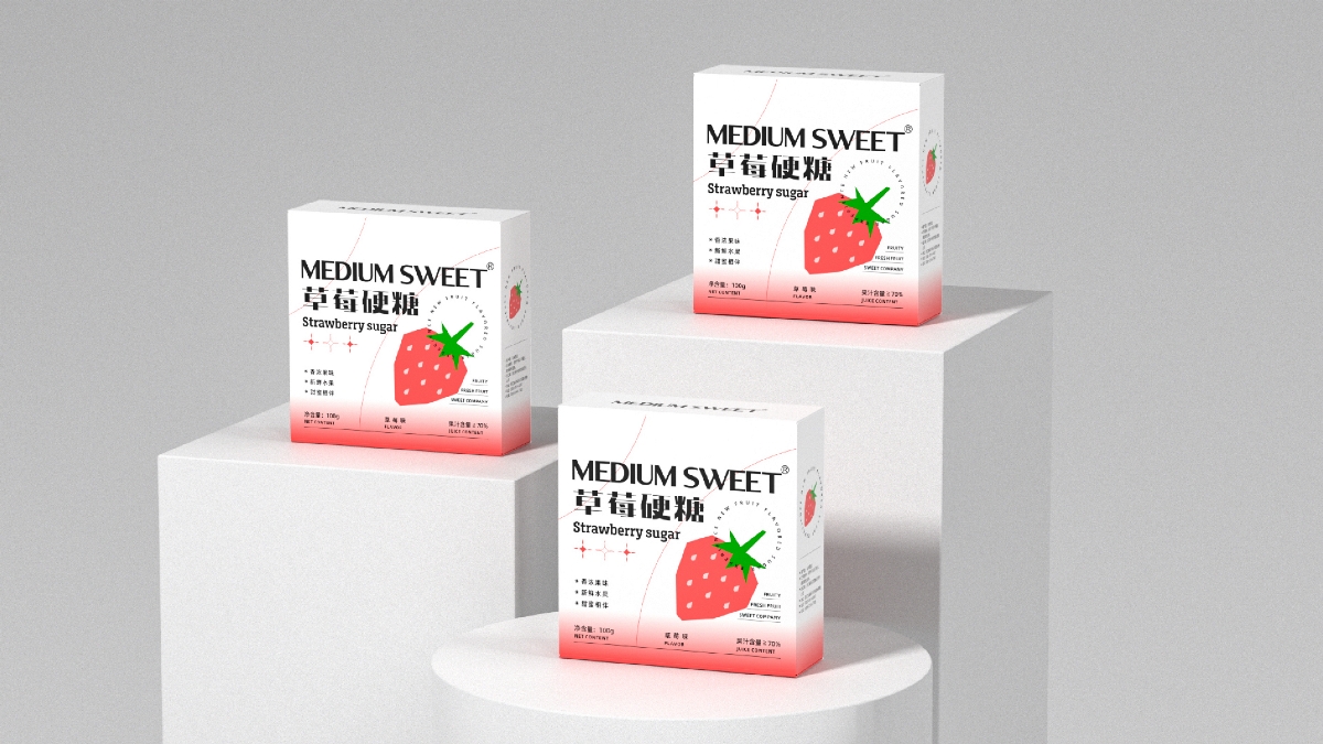 后鐘 X MEDIUM SWEET硬糖包裝設計