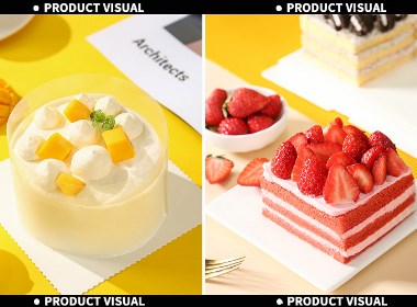 产品拍摄：小清新风格的蛋糕