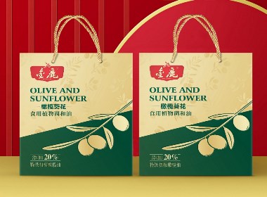 金鹿 橄榄葵花食用植物调和油 礼盒包装